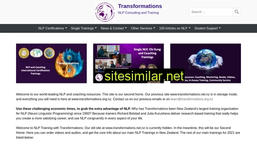 transformations.org.nz alternative sites