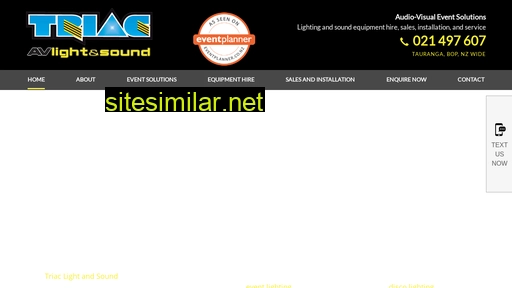 triaclightandsound.co.nz alternative sites