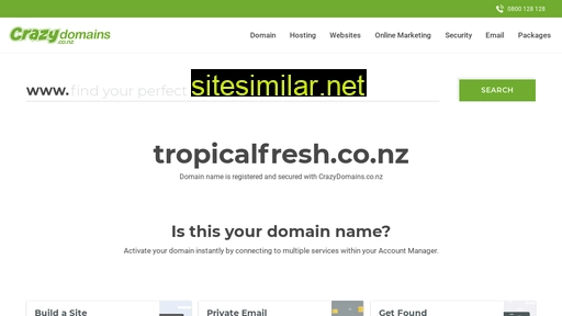 tropicalfresh.co.nz alternative sites