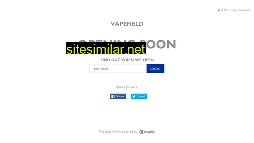vapefield.co.nz alternative sites