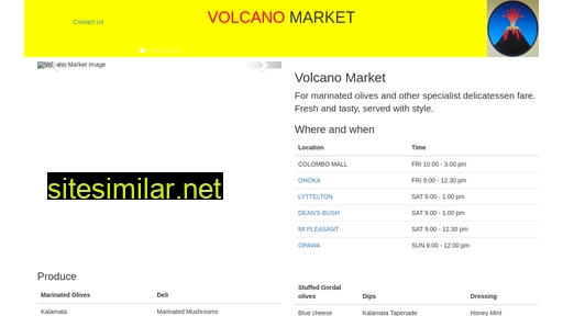 volcano.co.nz alternative sites