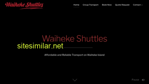 waihekeshuttles.co.nz alternative sites