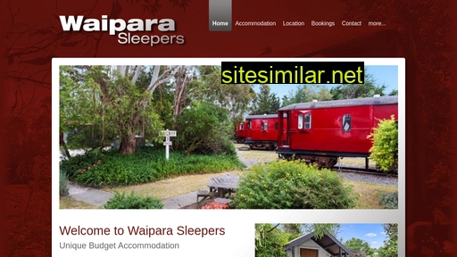 waiparasleepers.co.nz alternative sites