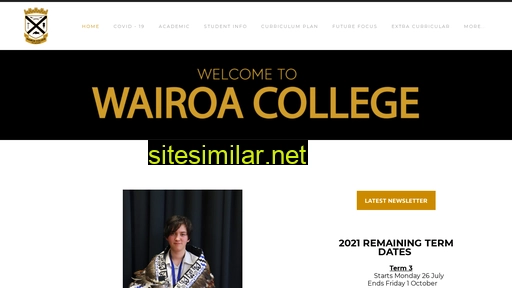 Wairoacollege similar sites