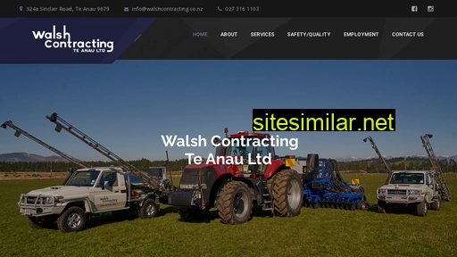 walshcontracting.co.nz alternative sites