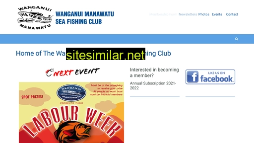Wanganuimanawatuseafishingclub similar sites