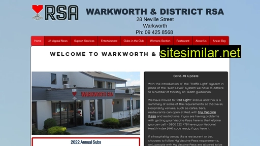 warkworthrsa.co.nz alternative sites