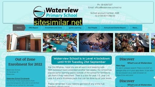 waterview.school.nz alternative sites