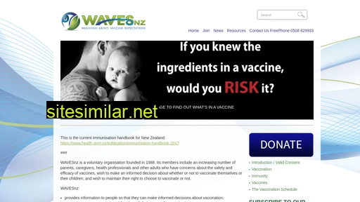 wavesnz.org.nz alternative sites