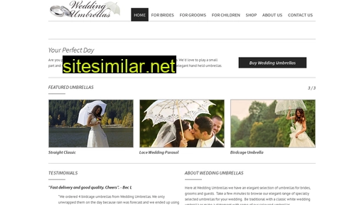 weddingumbrellas.co.nz alternative sites