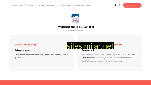 weedons.school.nz alternative sites