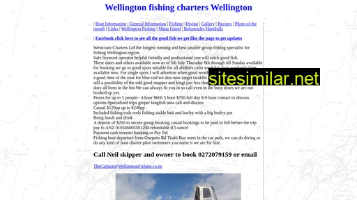 wellingtonfishing.co.nz alternative sites