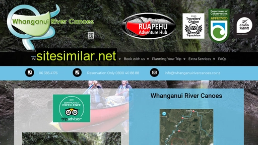 Whanganuirivercanoes similar sites