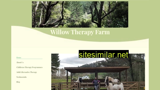 willowtherapyfarm.co.nz alternative sites