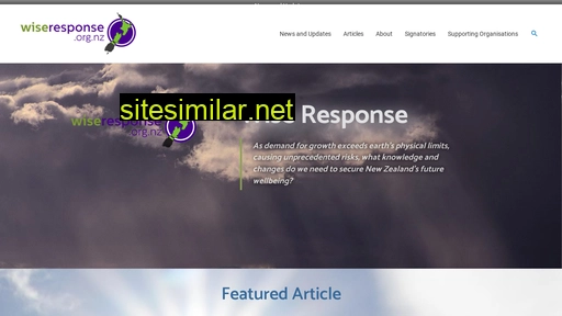 wiseresponse.org.nz alternative sites