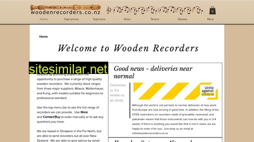 Woodenrecorders similar sites
