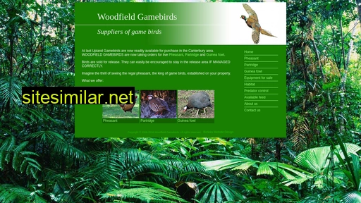 Woodfieldgamebirds similar sites