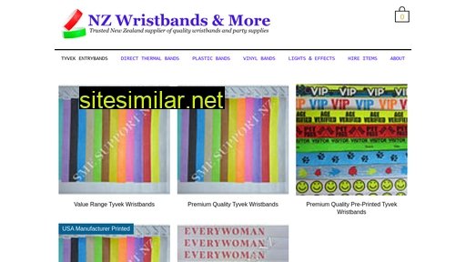 wristbandsandmore.co.nz alternative sites