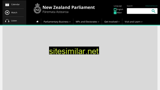 www.parliament.nz alternative sites