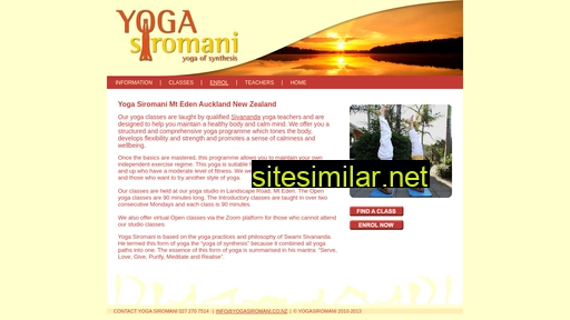 yogasiromani.co.nz alternative sites