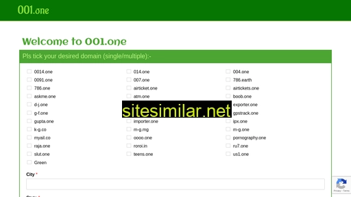 001.one alternative sites