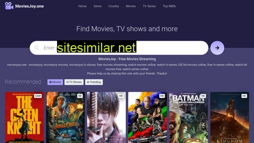 moviesjoy.one alternative sites