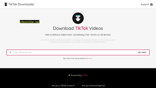 tiktokdownloader.one alternative sites
