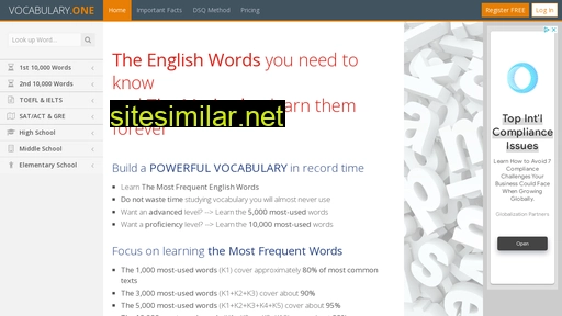 vocabulary.one alternative sites
