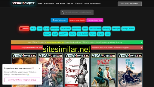 Vegamovies similar sites