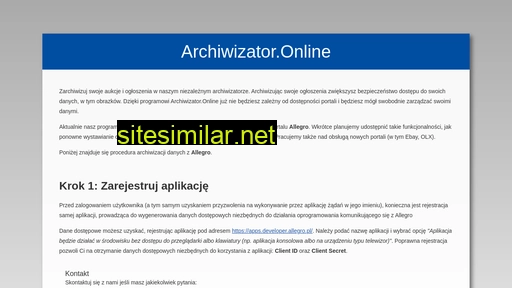 archiwizator.online alternative sites