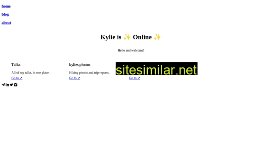kylieis.online alternative sites