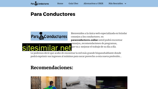 Paraconductores similar sites