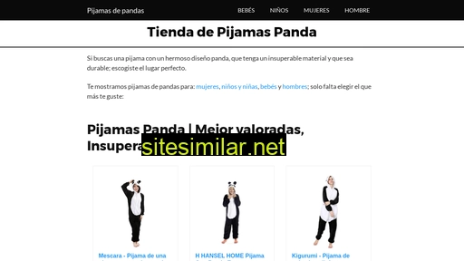 pijamasdepandas.online alternative sites