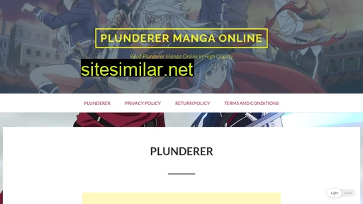 Plunderer-manga similar sites