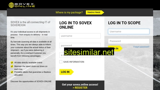 sovex.online alternative sites