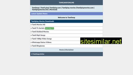tamilwap.online alternative sites