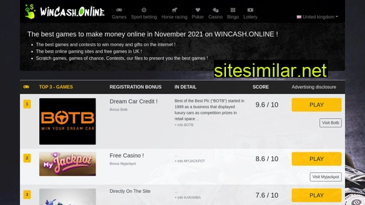 wincash.online alternative sites