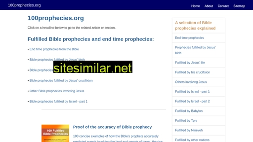 100prophecies similar sites