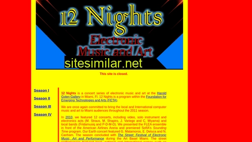 12nights.org alternative sites