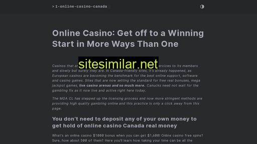 1-online-casino-canada.org alternative sites