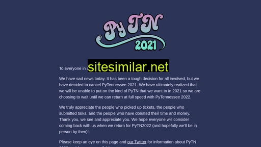 2021.pytennessee.org alternative sites