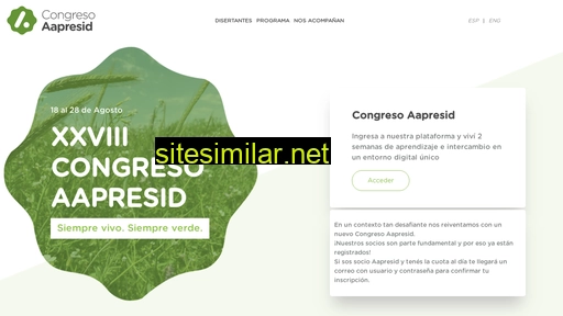 2020.congresoaapresid.org alternative sites