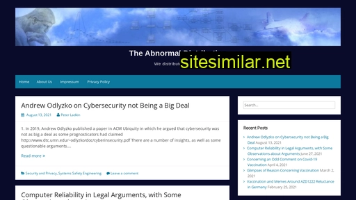 abnormaldistribution.org alternative sites
