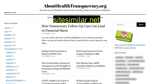 abouthealthtransparency.org alternative sites