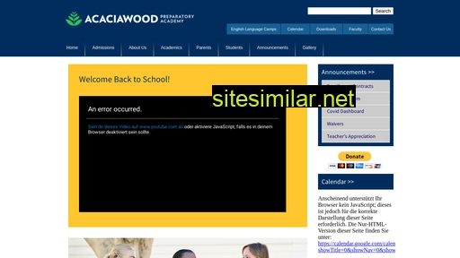acaciawood.org alternative sites