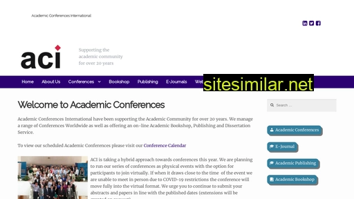 academic-conferences.org alternative sites