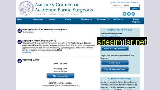 acaplasticsurgeons.org alternative sites