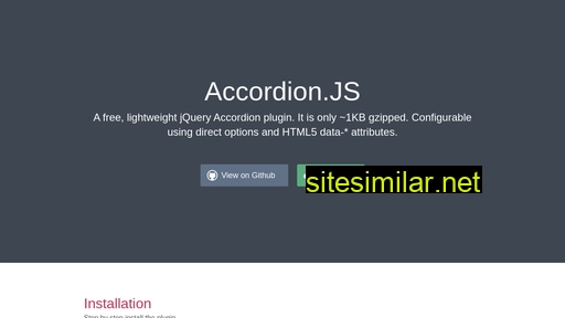 accordion.js.org alternative sites