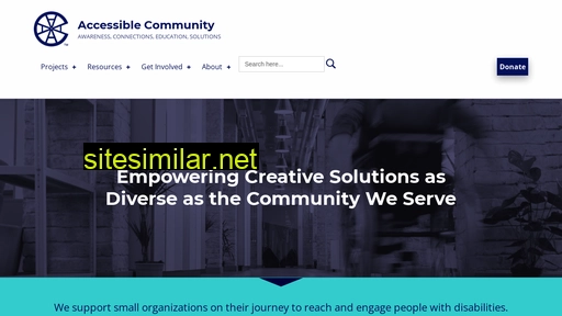 accessiblecommunity.org alternative sites