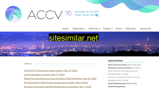 Accv2016 similar sites